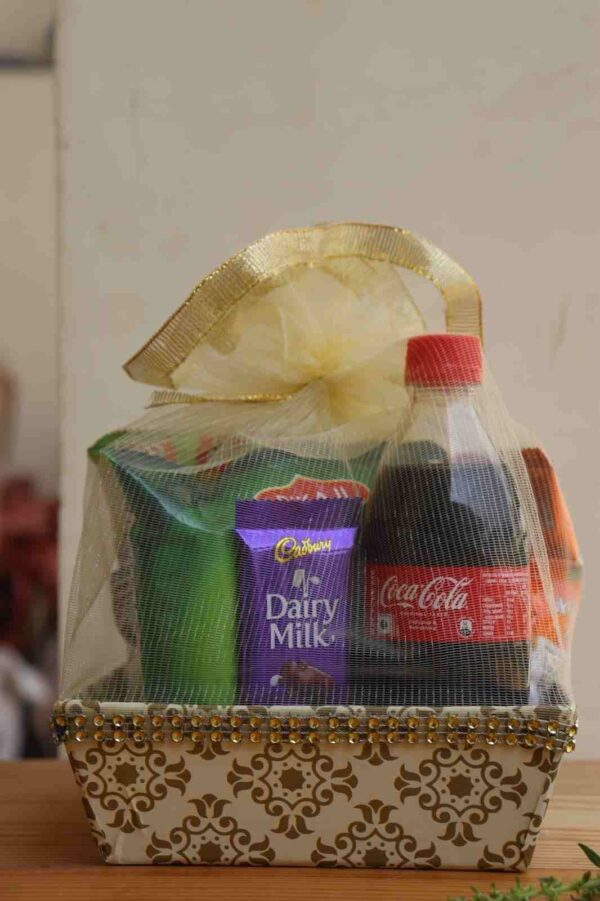 Boat Shape Cardboard Hamper Basket Set Front View