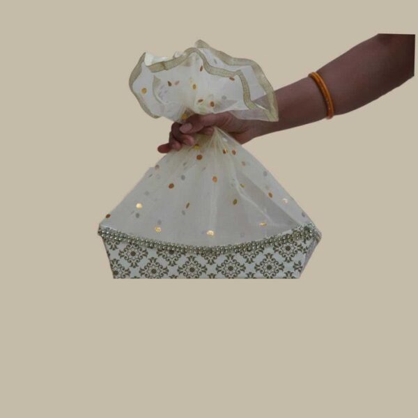 Side View of Cardboard Gift Baskets