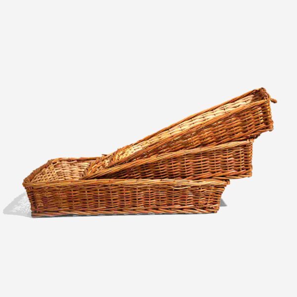 Handmade Square Bamboo Basket with Handle for Storage & Gifting - Image 7