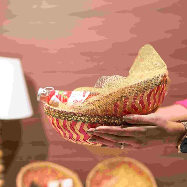bamboo baskets set ideal for gifting and picnics