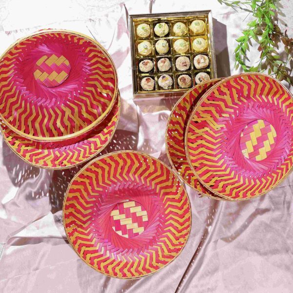 Assorted Size Bamboo Basket Set