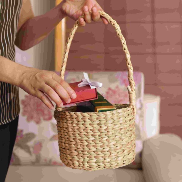 Kauna Round Basket Used for Fruit Storage