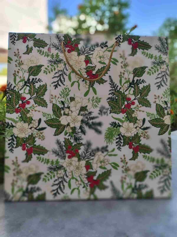 Set of 5 Floral Paper Gift Bags